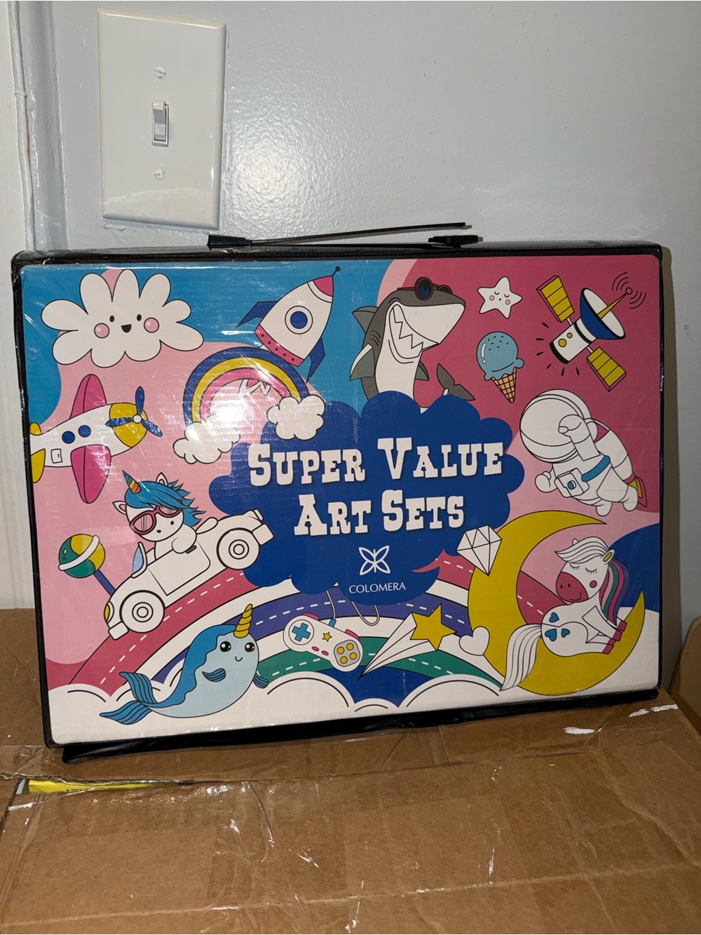 Super Value Art Set for Kids - Pink Multicolor